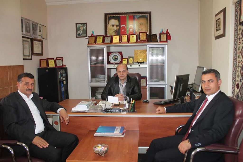 Belediye Eş Başkanı Murat Yikit nezaket ziyaretinde bulundu