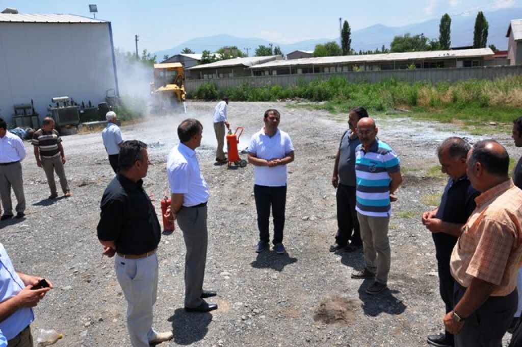İl Özel İdaresi Personeline Yangın Önleme Ve Söndürme Eğitimi Verildi