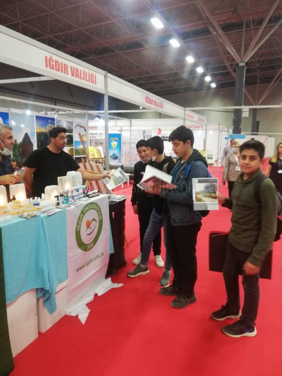 Turizm Ve Seyahat Fuarında Iğdır Üniversitesi Standı büyük ilgi gördü