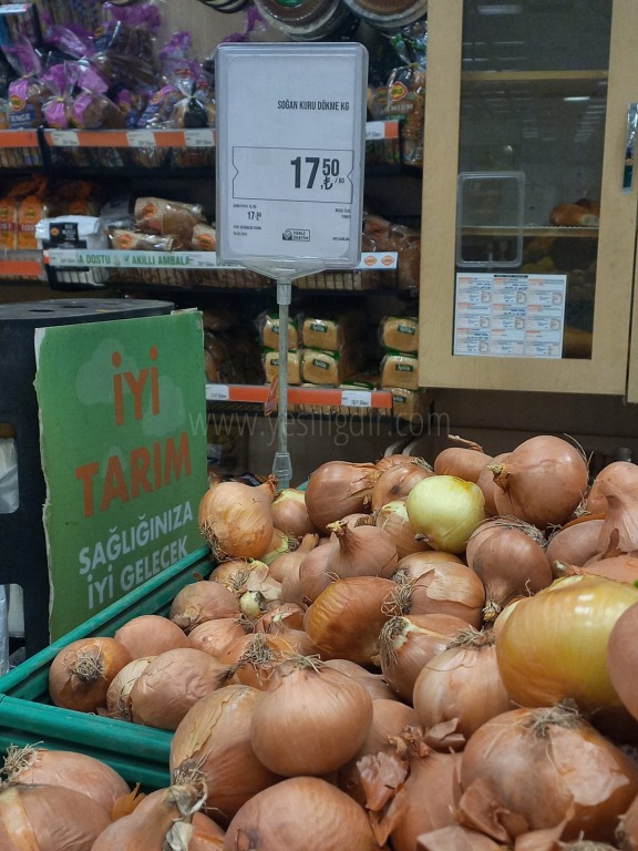 2023ün Zam Şampiyonu Kuru Soğan 1750 Kuruş Oldu