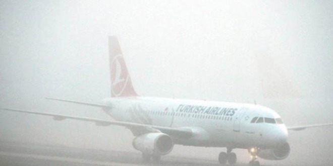 Iğdırda Yoğun sisten dolayı uçak seferleri iptal Edildi