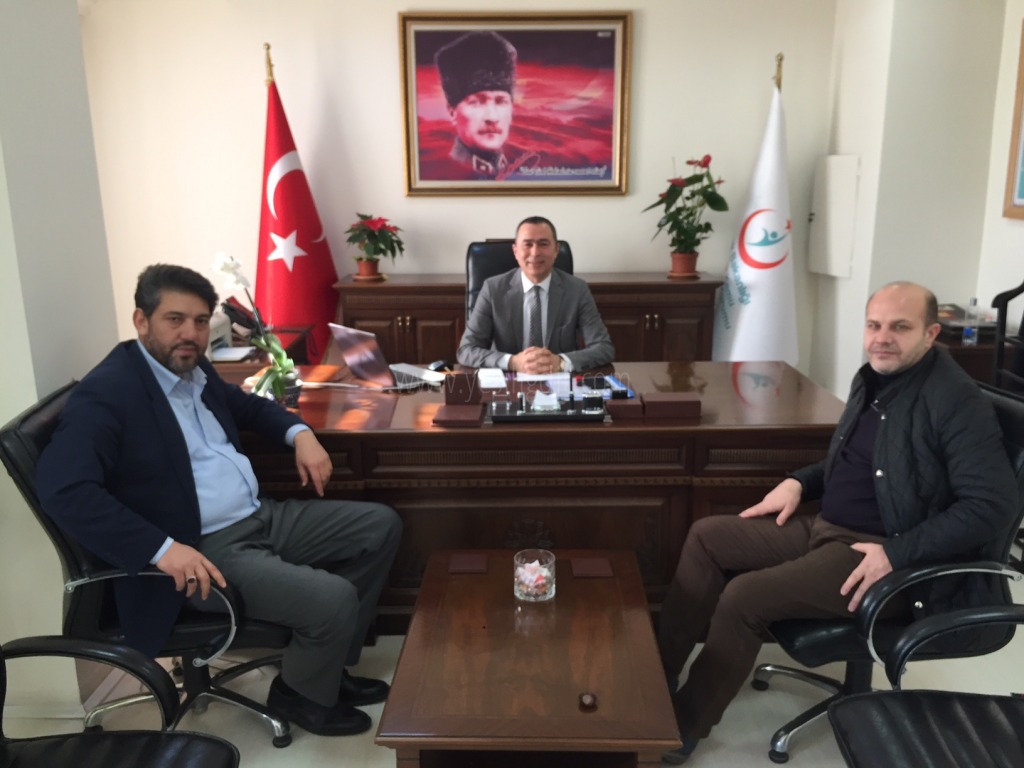 İl Sağlık Müdürlüğü Daire Başkanı Başarana Hayırlı Olsun Ziyareti