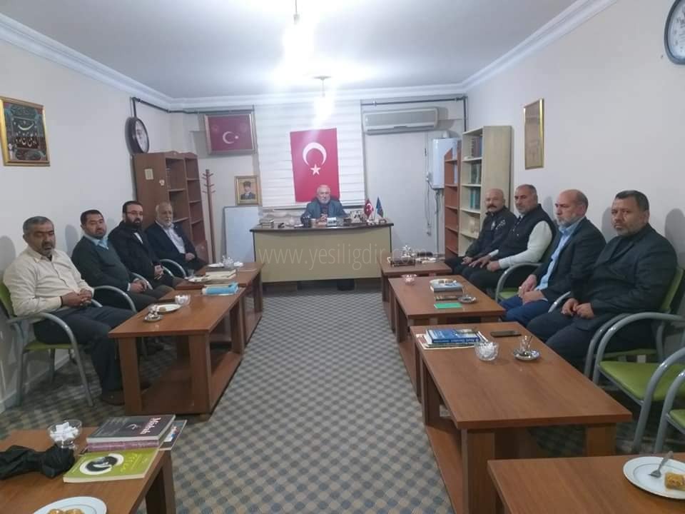 EMNİYET MÜDÜRÜ YONCA EHLİBEYT ALİMLER DERNEĞİNİ ZİYARET ETTİ