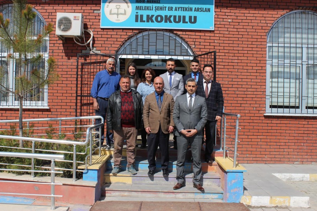 Milli Eğitim Müdürü Hakan Cırıt Melekli beldesinde okulları ziyaret etti