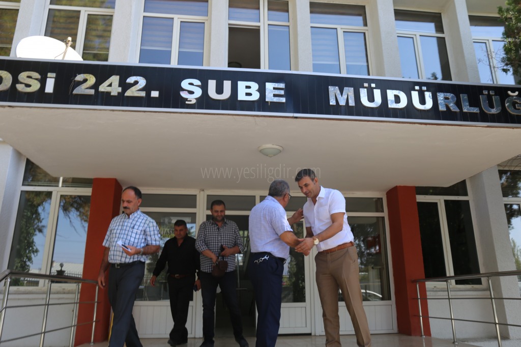 EŞ BAŞKAN AKKUŞ DSİ ŞUBE MÜDÜRÜNÜ ZİYARET ETTİ