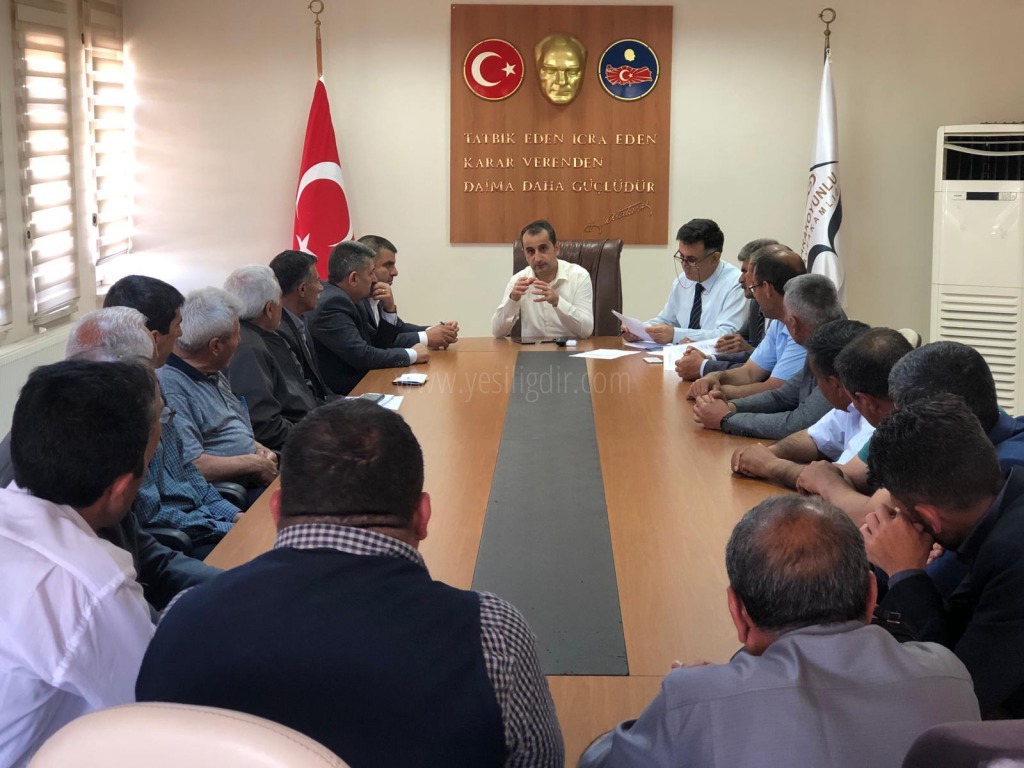 Kaymakam Güzel Başkanlığında KHGB Mayıs Ayı Toplantısı Yapıldı