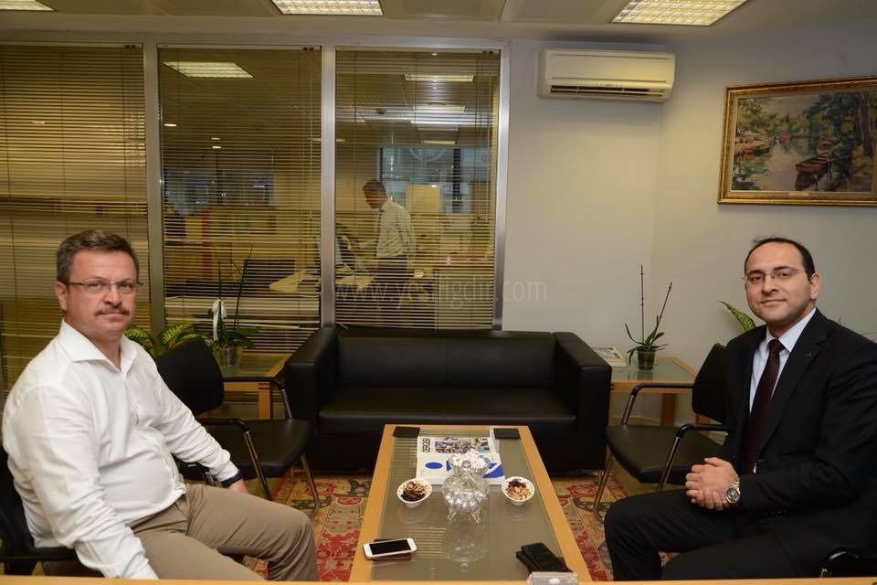 VALİ ÜNLÜ İŞ BANKASINI ZİYARET ETTİ