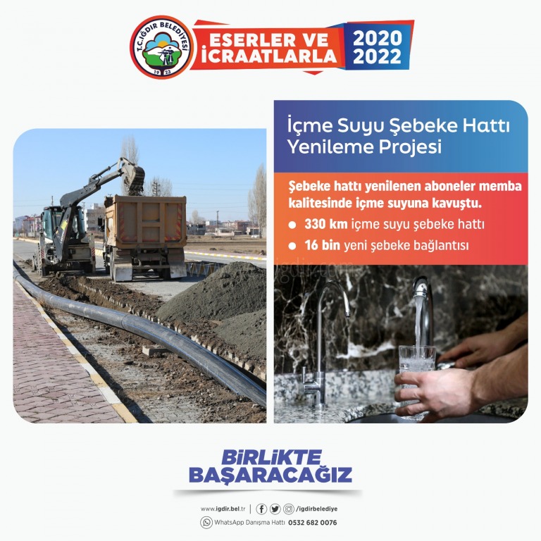 16 Bin yeni şebeke bağlantısı yapıldı