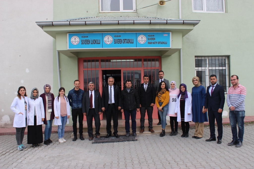 MİLLİ EĞİTİM MÜDÜRÜ SUVEREN KÖYÜNDEKİ OKULLRI ZİYARET ETTİ