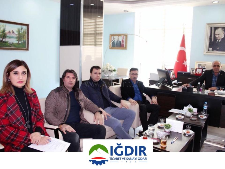 AK PARTİ İL BAŞKANIN'DAN IĞDIR TİCARET ODASINA ZİYARET