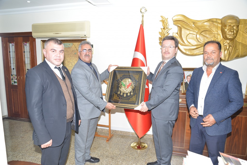 ZİRAAT ODASI BAŞKANLARINDAN VALİ ENVER ÜNLÜYE ZİYARET