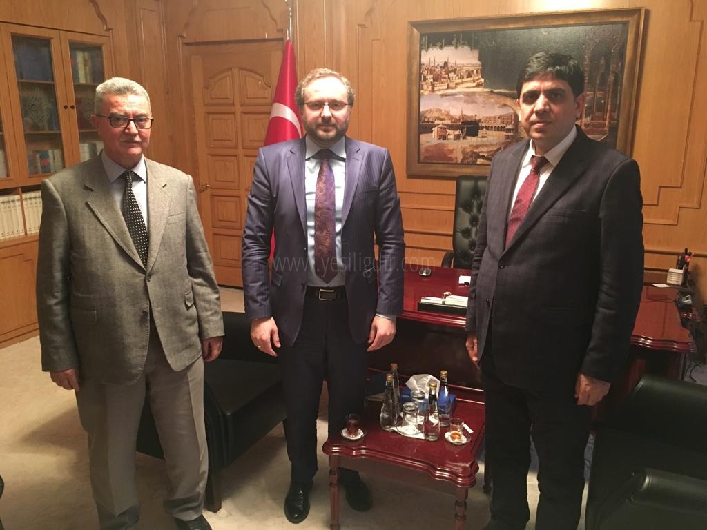 Rektör Alma Diyanet İşleri Başkan Yardımcısı Dr Selim Argunu ziyaret etti