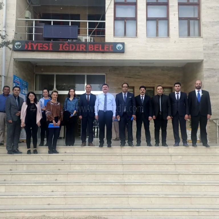 Eyuder Iğdır il yönetimi ValiBaşkan Hüseyin Engin Sarıibrahimi Ziyaret etti
