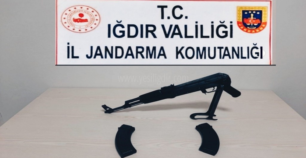 Ticari Takside Kalaşnikof Ele Geçirildi