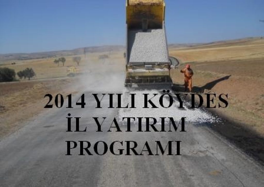 2014 Yılı Köydes Programı