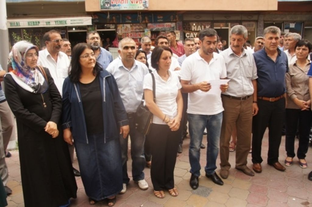 Iğdırda Lice Olayları Protesto Edildi