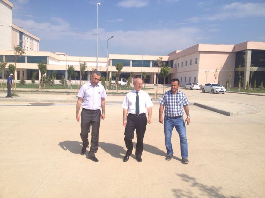 Yeni hastane Vali Davut HANER tarafından ziyaret edildi