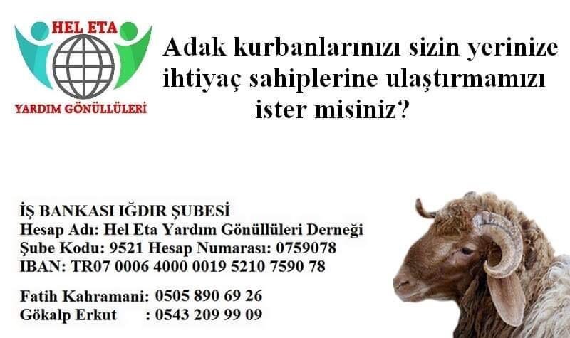 ADAK KURBANLARINIZI BİZ KESELİM