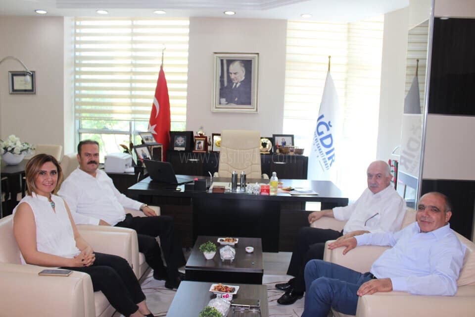 DİLUCU GÜMRÜK MÜDÜRLÜĞÜNDEN IĞDIR TİCARET ODASINA VEDA ZİYARETİ