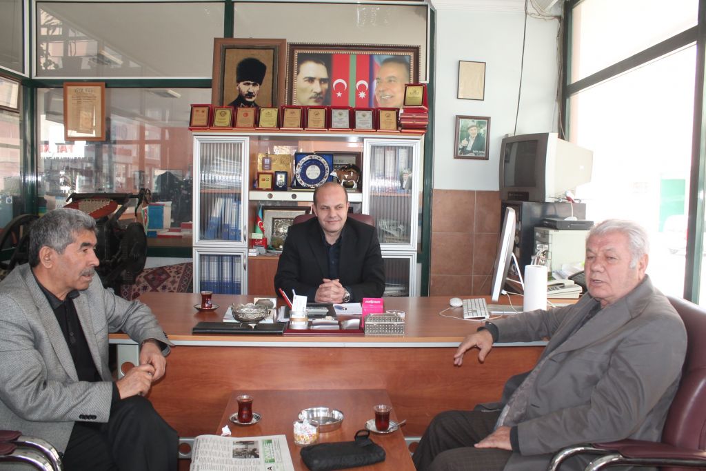PTT Eski Genel Müdürü ve Emekli Albay Nuri Alagöz Gazetemizi Ziyaret Etti
