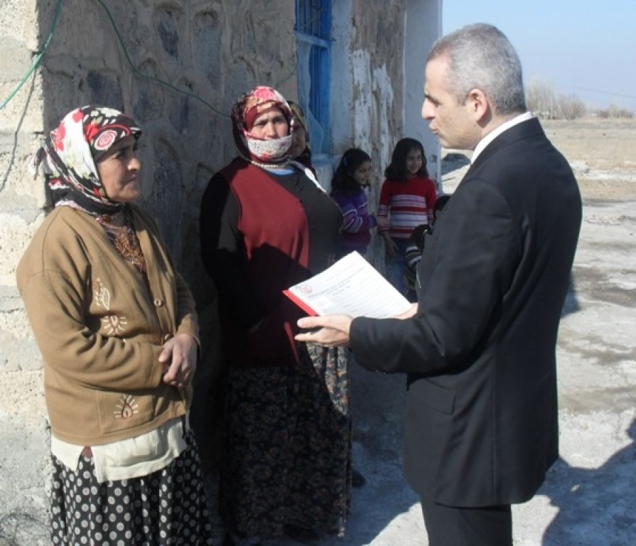 Aralık Kaymakamlığından Görsel İnceleme Yerinde Yrdım Projesi