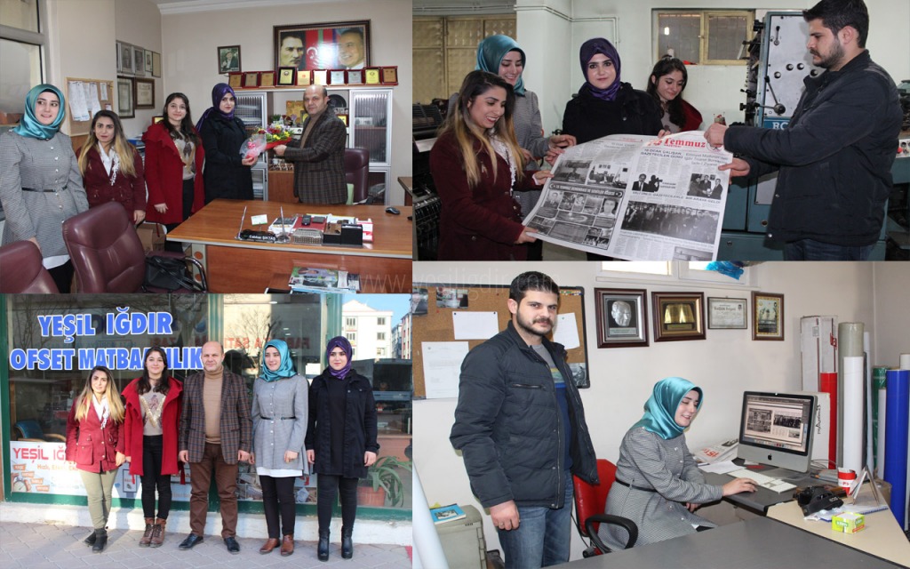 ÖĞRENCİLER ÇİÇEKLERİ İLE GELDİLER