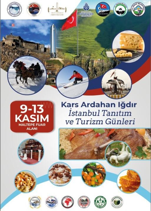 Kars-Ardahan-Iğdır Tanıtım Günleri Maltepe tanıtım alanında yapılacak