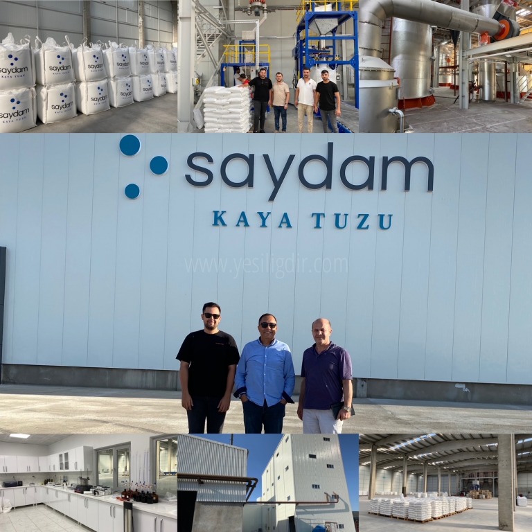 SAYDAM TUZ FABRİKASI ÜRETİME BAŞLADI
