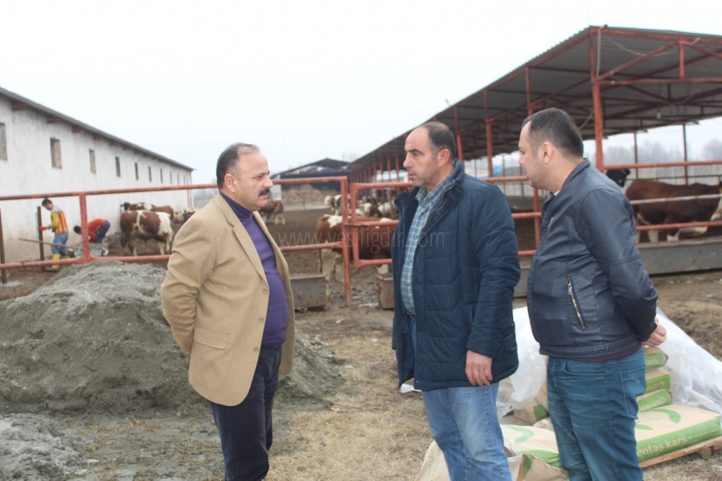 ÖZKAN YOLCUDAN BESİ İŞLETMESİNE ZİYARET