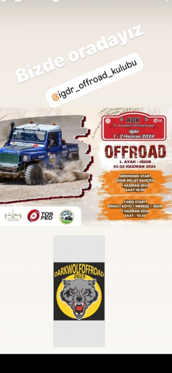 IĞDIRDA OFFROAD HEYECANI