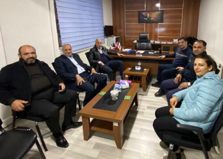 Zabıta Amiri Caner Aydına Ziyaret