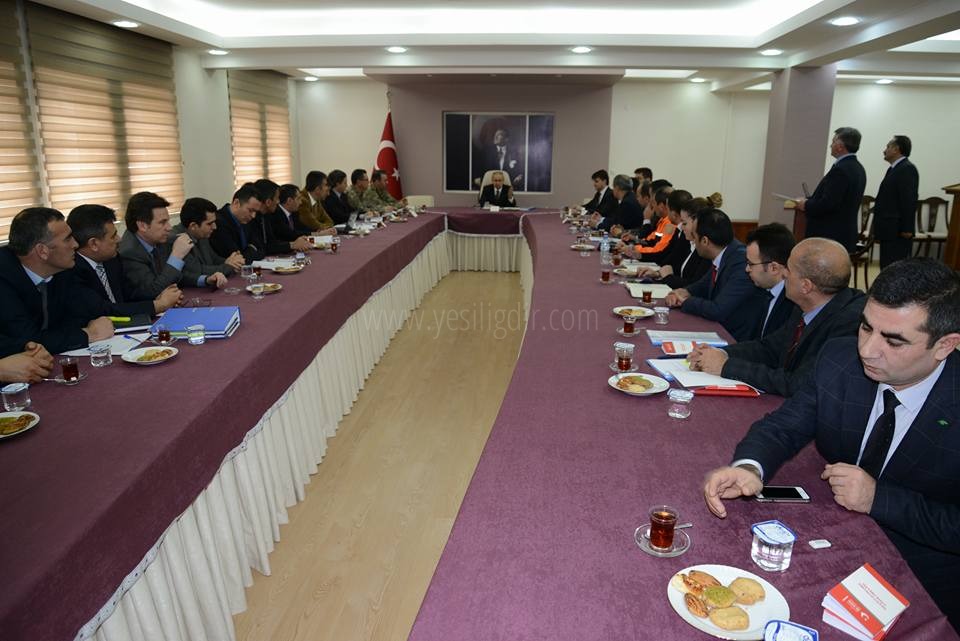 Iğdırda Toplu Nüfus Hareketleri ile ilgili Masa Başı Tatbikatı düzenlendi
