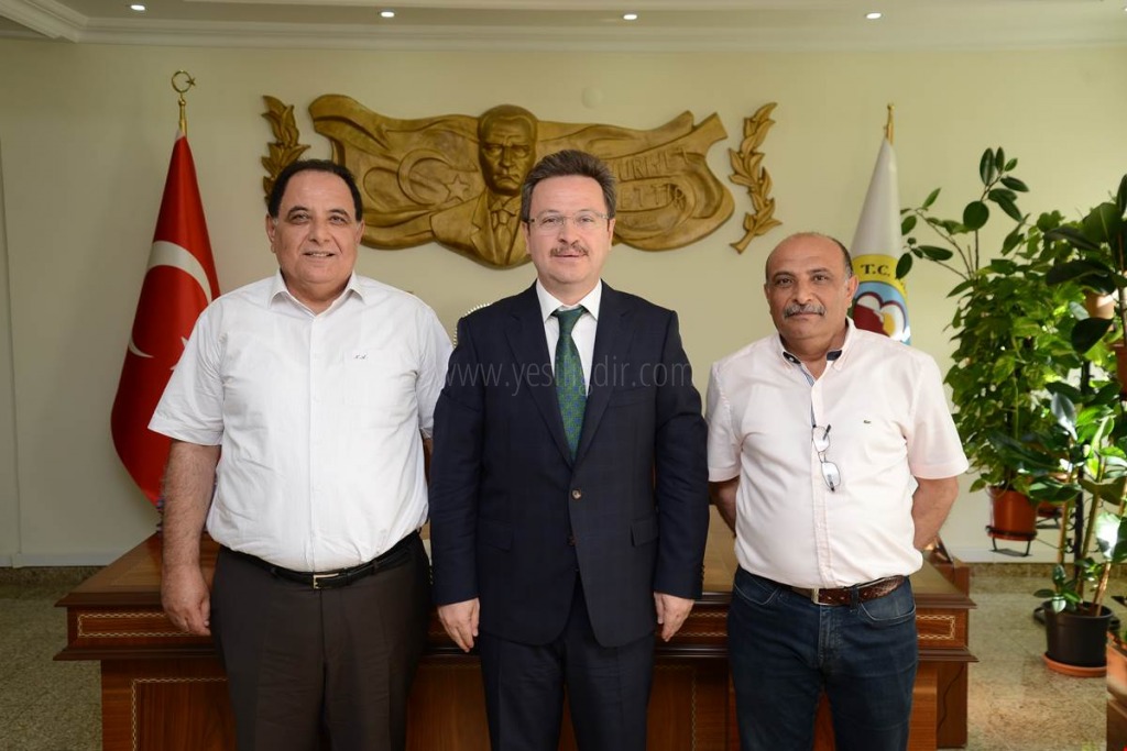 VALİ ENVER ÜNLÜ MİSAFİRLERİNİ KABUL ETTİ