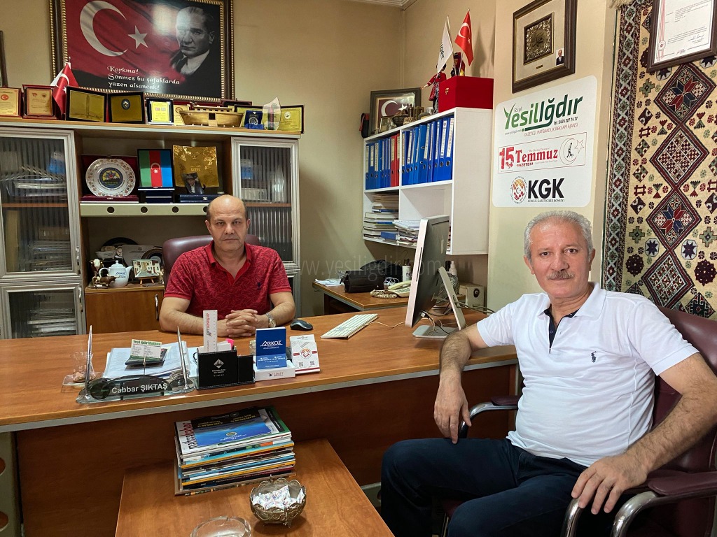SGK ESKİ İL MÜDÜRÜ FATİH GÖRENTAŞTAN NEZAKET ZİYARETİ