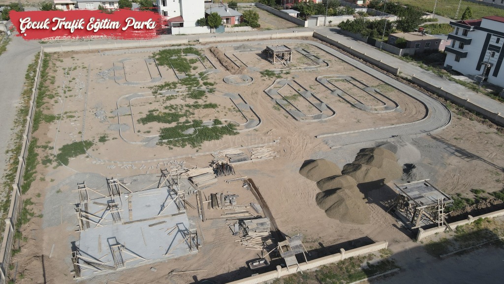 Iğdırda Çocuk Trafik Eğitim Parkı yapılıyor