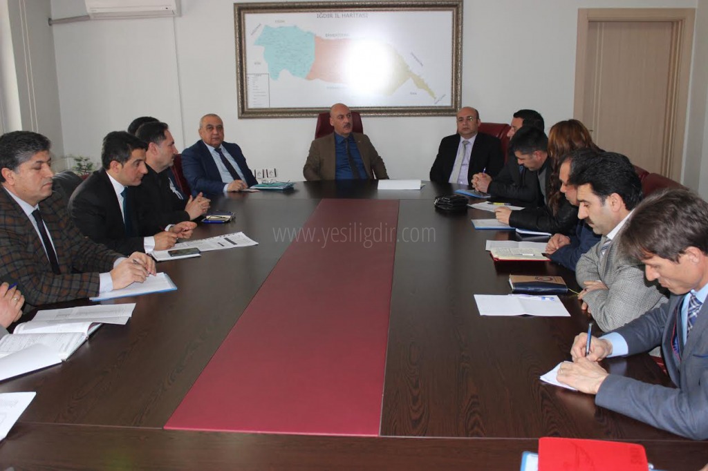 I TEOG SINAVLARI İLE İLGİLİ DEĞERLENDİRME TOPLANTISI YAPILDI