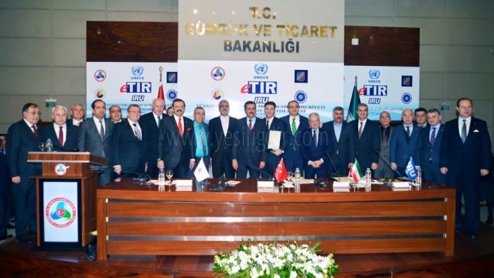 Türkiye -İran eTIR Pilot proje tanıtım Töreni Yapıldı