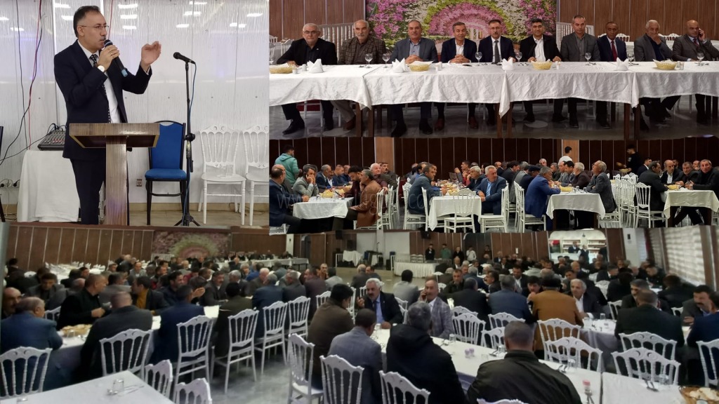 TUTULMAZ MUHTARLAR GÜNÜNDE CUMHUR İTTİFAKI VEKİLİNE YÜKLENDİ ADAYLIĞINI AÇIKLADI