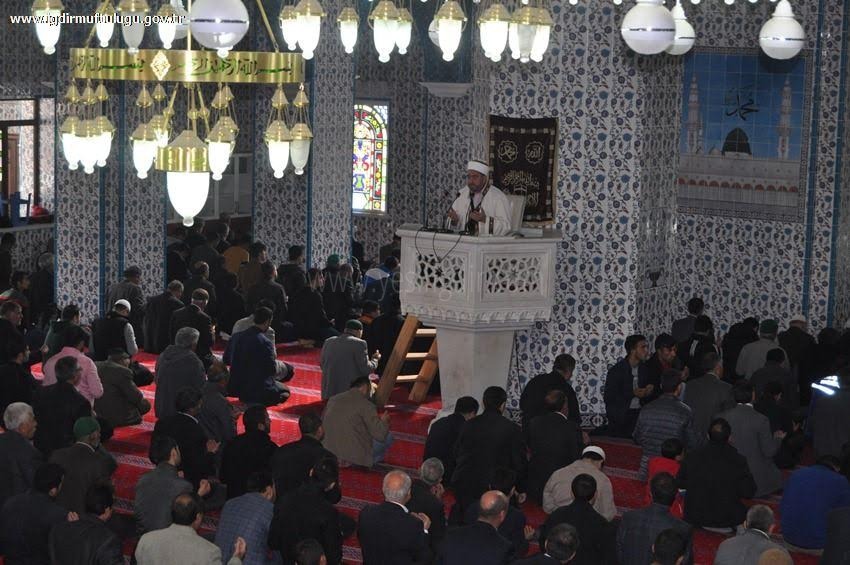 Iğdır Merkez Camiinde Muharrem Ayı Vesilesiyle Mevlit Okutuldu