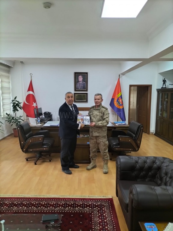 SERDAR ÜNSAL IĞDIR JANDARMA KOMUTANI NEJDET KARACAYI MAKAMINDA ZİYARET ETTİ