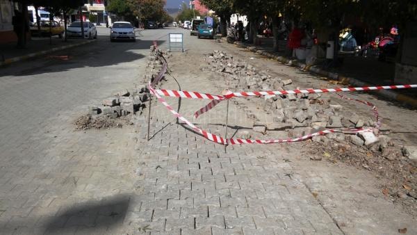 Mehmetcan Caddesinde Bakım Onarım Çalışması