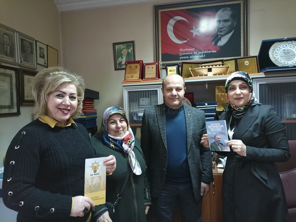 AK PARTİ İNSAN HAKLARI BİRİMİNDEN PARTİ ZİYARETİ