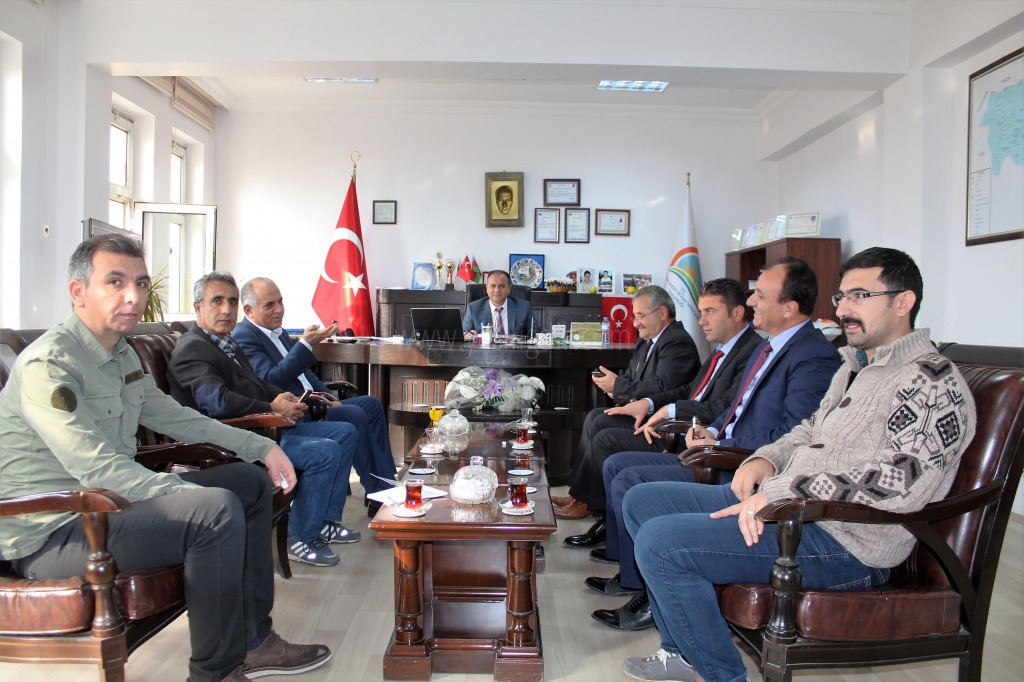 Karakoyunlu ve Aralık İlçe Belediye Başkanları Özkan YOLCUyu Ziyaret Ettiler