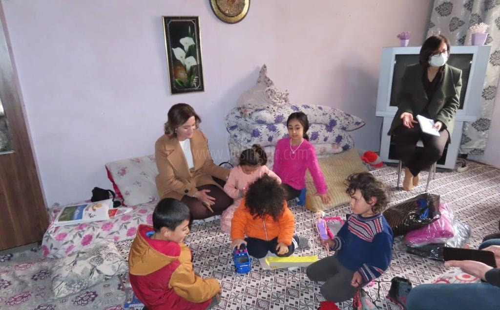 Hatice Sarıibrahim Ural ailesini ziyaret etti