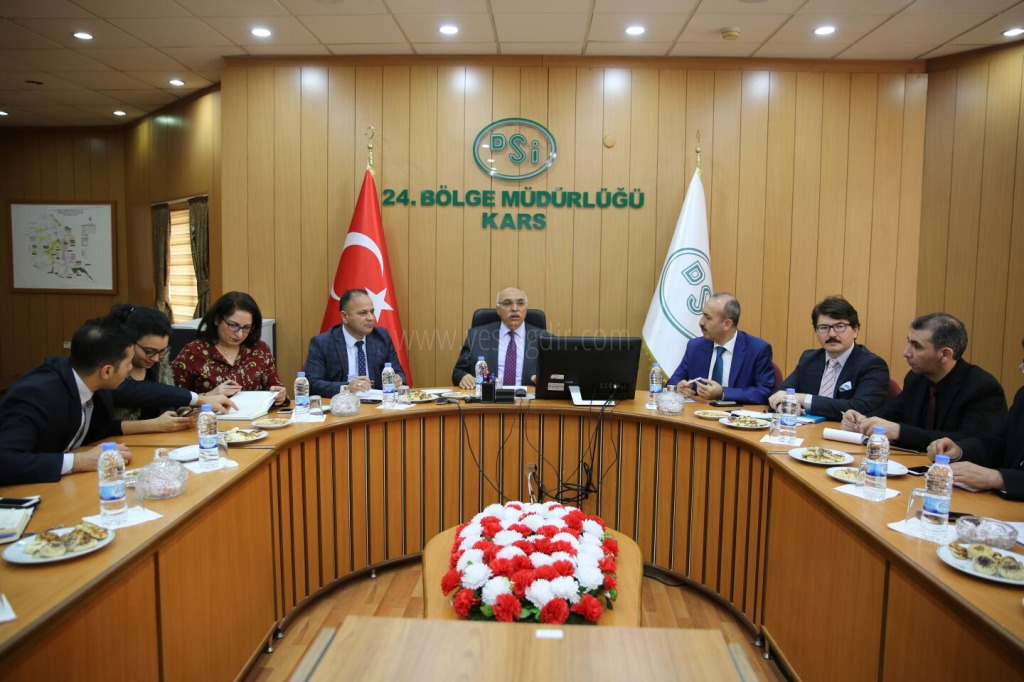 ÖZKAN YOLCU SULAMA YATIRIMLARI PROJELERİMİZİ DSİ BÖLGE MÜDÜRLÜĞÜNDE DEĞERLENDİRDİK