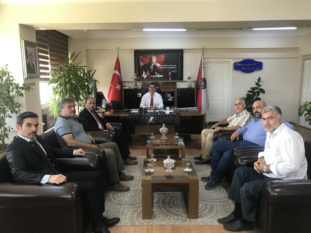 Iğdır İl Emniyet müdürü Melih Ekiciye Anlamlı Ziyaret