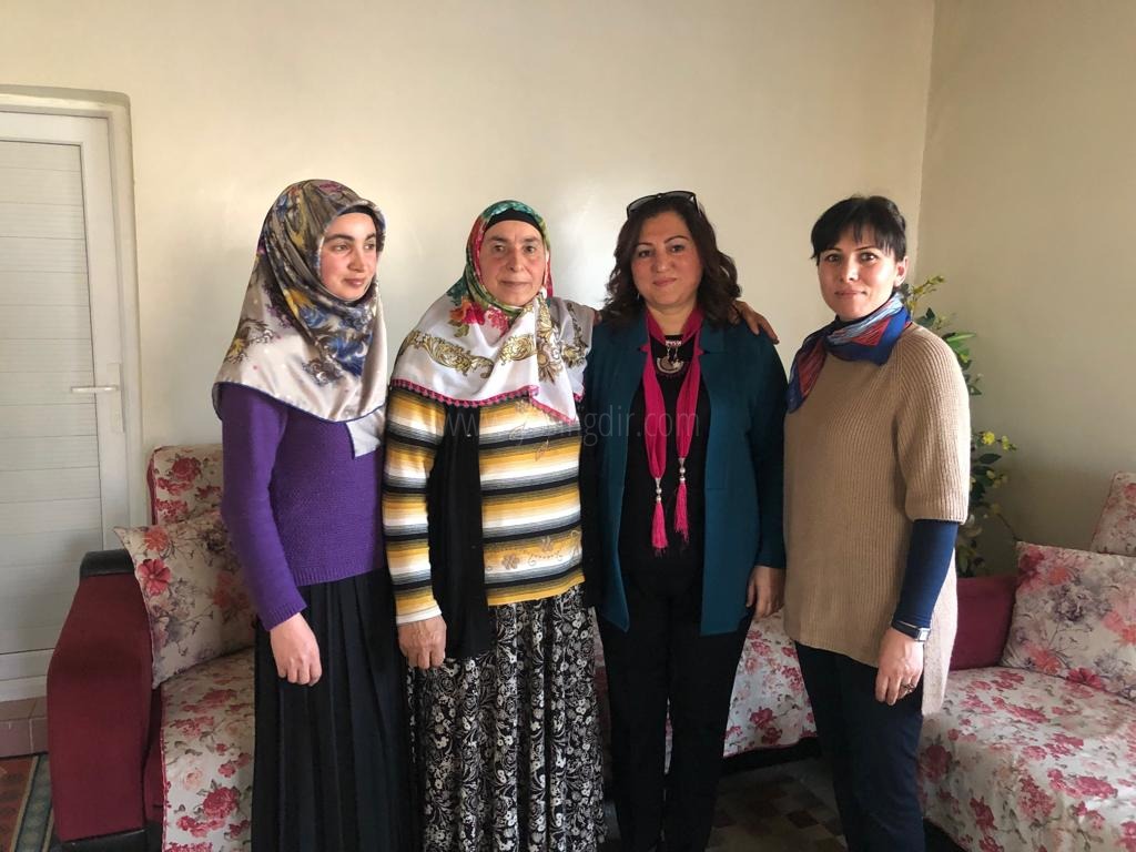 SEMA ÜNLÜ GÜNEY AİLESİNİ ZİYARET ETTİ