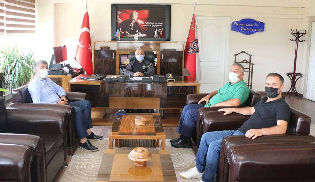 TADDEFTEN EMNİYET MÜDÜRÜNE HAYIRLI OLSUN ZİYARETİ