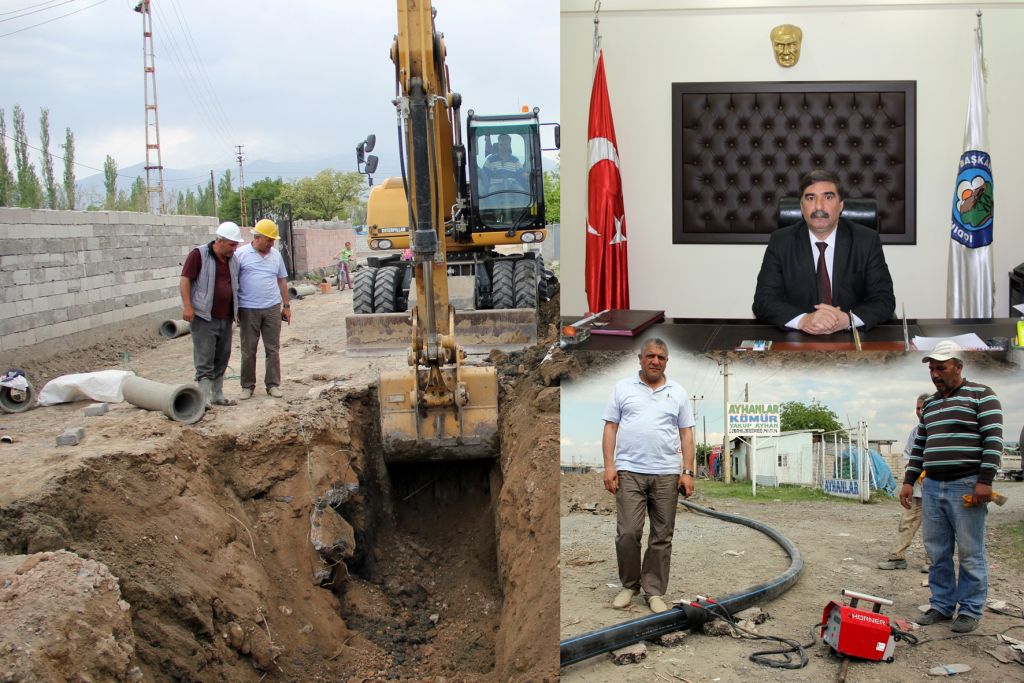 Kanalizasyon ve Su Çekimi Tüm Hızıyla Devam Ediyor