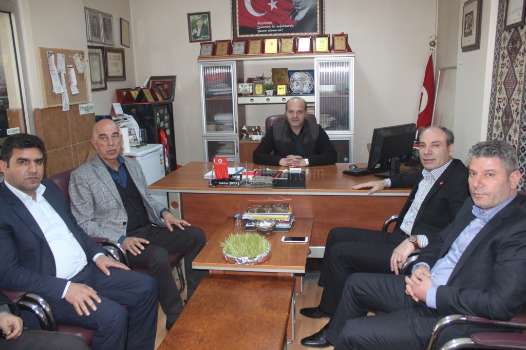Abbas Gündüzden Gazetemize Nezaket Ziyareti